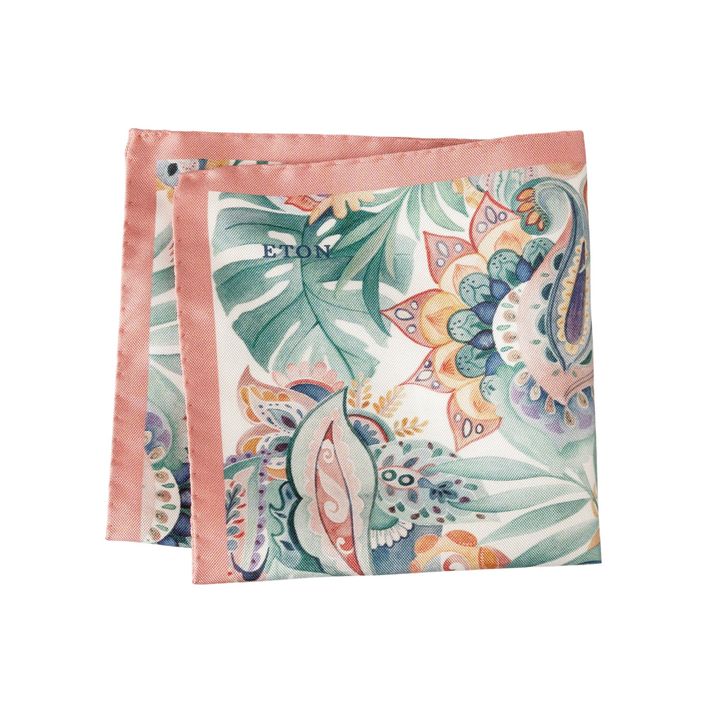 Floral Silk Pocket Square