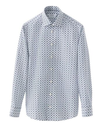 Geometric Signature Twill Shirt