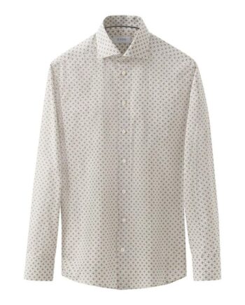 Geometric Signature Twill Shirt