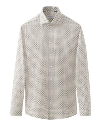 Geometric Signature Twill Shirt