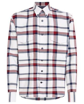 Global Stp Texture Chk Overshirt