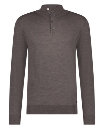 Gus Buttoned Polo Merino