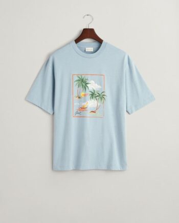 Hawaii Printed Graphic Ss  -shirt