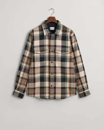Heavy Twill Check Overshirt