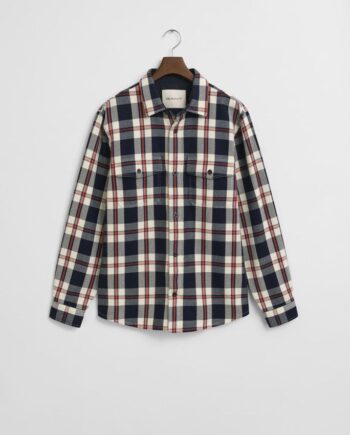 Heavy Twill Check Overshirt