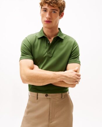 Hidden Placket Detail Reg Polo