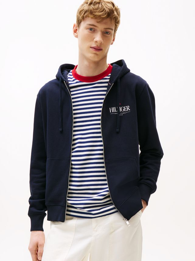 Hilfiger Stacked Hooded Zip Th
