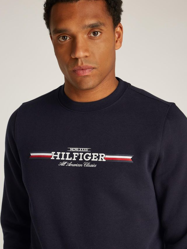Hilfiger Stripe Sweatshirt