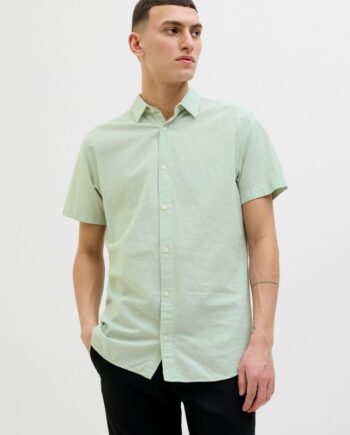 Jjebreeze Linen Blend Shirt Ss Sn
