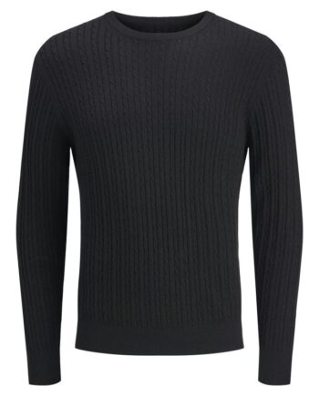 Jjeemil Knit Cable Crew Neck Noos
