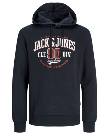 Jjelogo Sweat Hood   Col 25 26 Noos