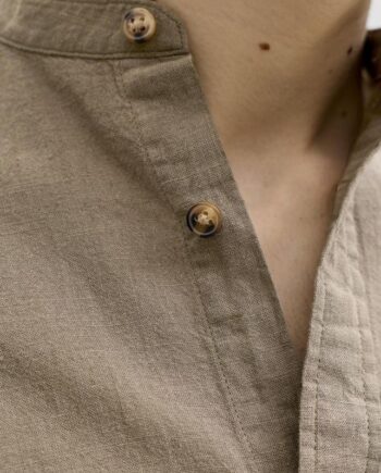 Jjesummer Linen Blend Band Shirt