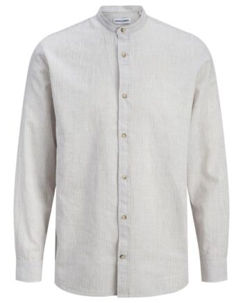 Jjesummer Linen Blend Band Shirt