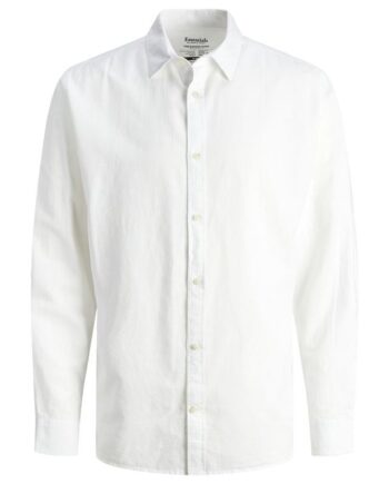 Jjesummer Linen Blend Shirt Ls Sn