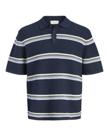 Jormaine Knit Stripe Polo Sn