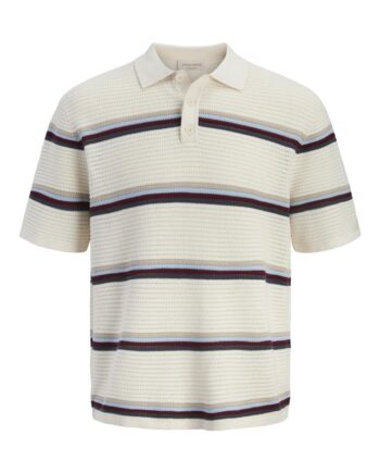 Jormaine Knit Stripe Polo Sn