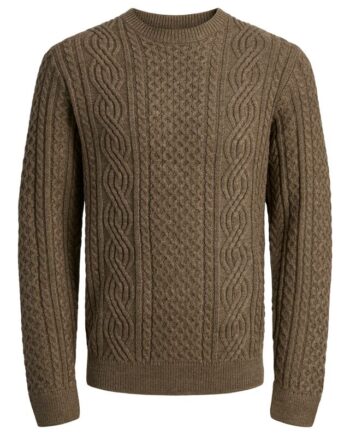 Jprblusean Knit Cable Crew Neck Sn