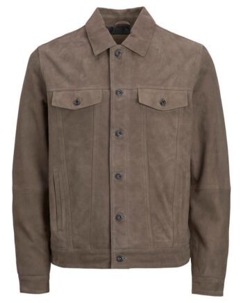 Jprblutobi Suede Trucker Jkt Ln