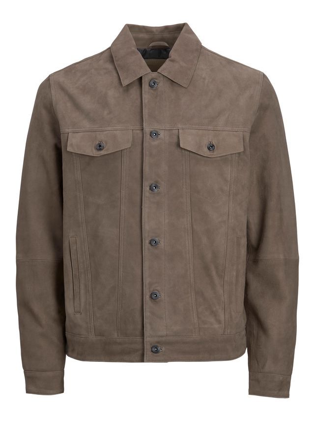Jprblutobi Suede Trucker Jkt Ln