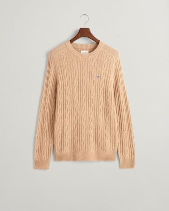 Lambswool Cable  -neck