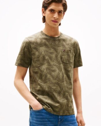 Leaf Pocket Aop Tee