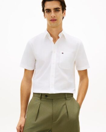 Light Oxford Solid Ss Bd Shirt