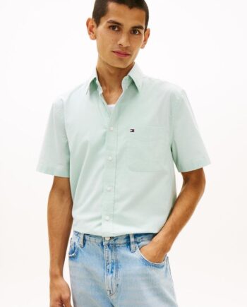 Light Oxford Solid Ss Bd Shirt