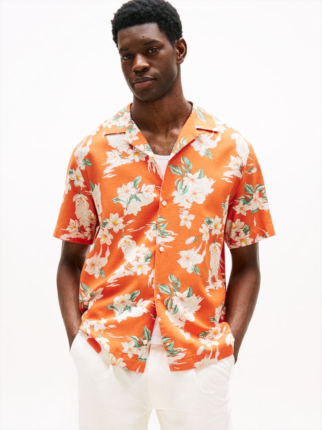 Lightweight Floral Aop Ss Shirt