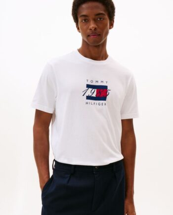 Linear Flag Graphic Tee