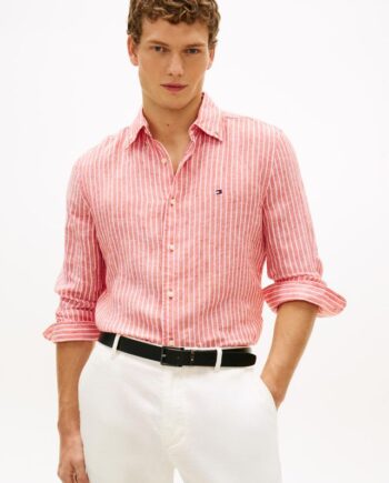Linen Bengal Stripe Rf Shirt