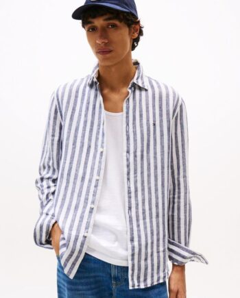 Linen Bengal Stripe Rf Shirt