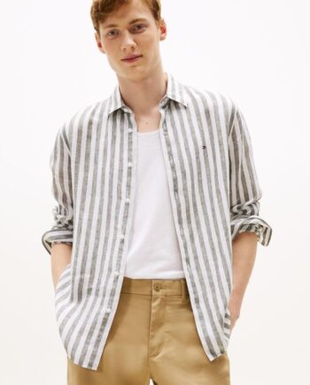 Linen Bengal Stripe Rf Shirt