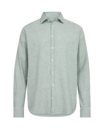 Linen Blend Shirt     Modern Fit