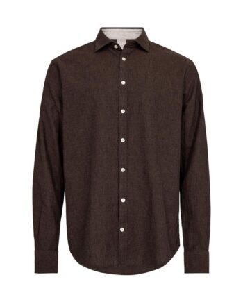 Linen Blend Shirt     Modern Fit
