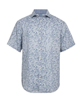 Linen Blend Shirt     Modern Fit