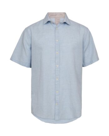 Linen Blend Shirt     Modern Fit