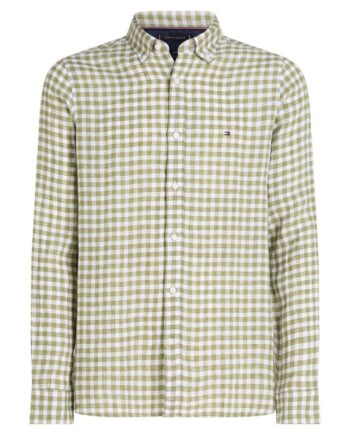 Linen Gingham Sf Shirt