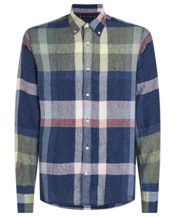 Linen Multi Check Rf Shirt