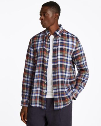 Linen Multi Check Rf Shirt