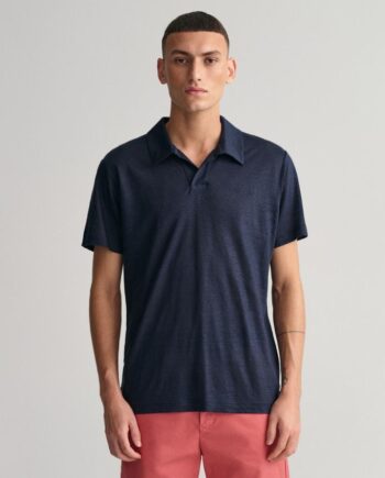 Linen Solid Ss Polo