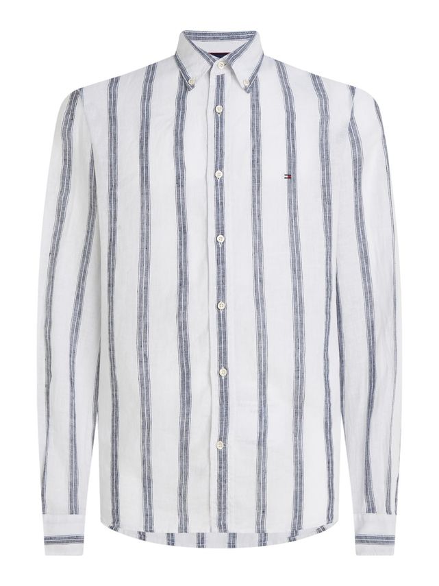Linen Triple Stripe Shirt