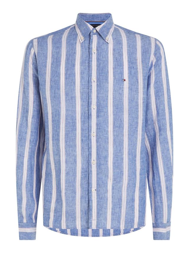 Linen Triple Stripe Shirt