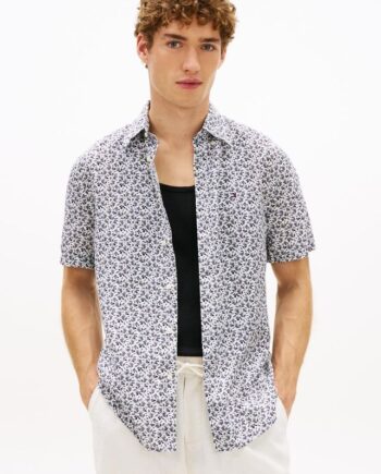 Linen Tropical Prt Ss Rf Shirt