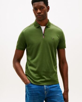 Liquid Cotton Rwb Zip Reg Polo