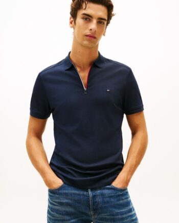 Liquid Cotton Rwb Zip Reg Polo