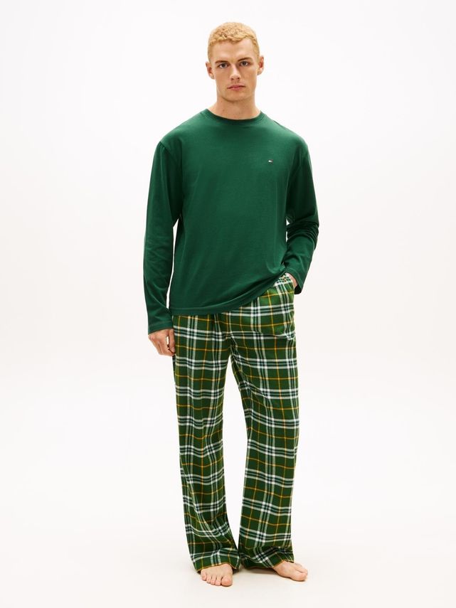 Ls Pj Relaxed Flannel Print