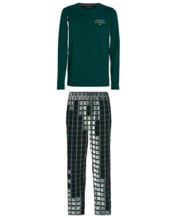 Ls Pj Set Flannel Self Fabric Wb