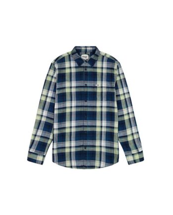 Ls   Pkt Shirt Yellow Indigo