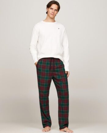 Ls Waffle Flannel Pj Set
