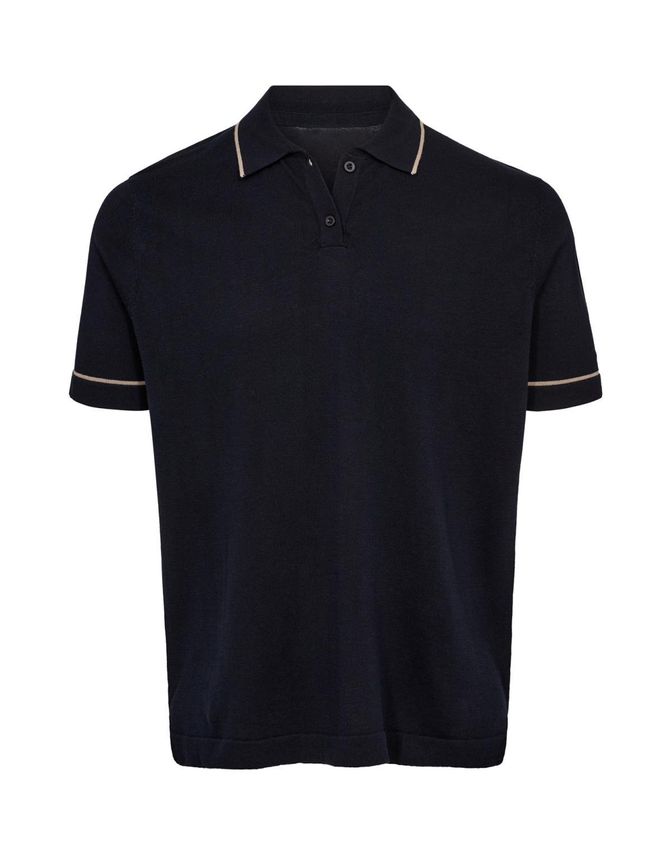 Mens Polo Knit Modern Fit